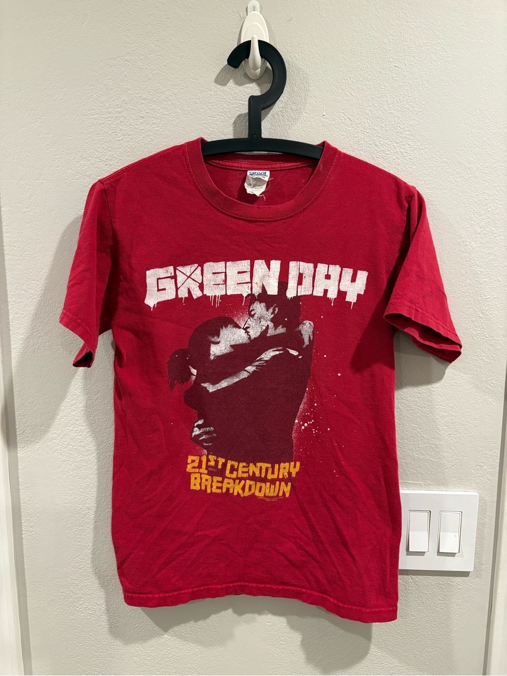 Green Day 21st Century Breakdown 2009 tour t-shirt men’s size small Anvil